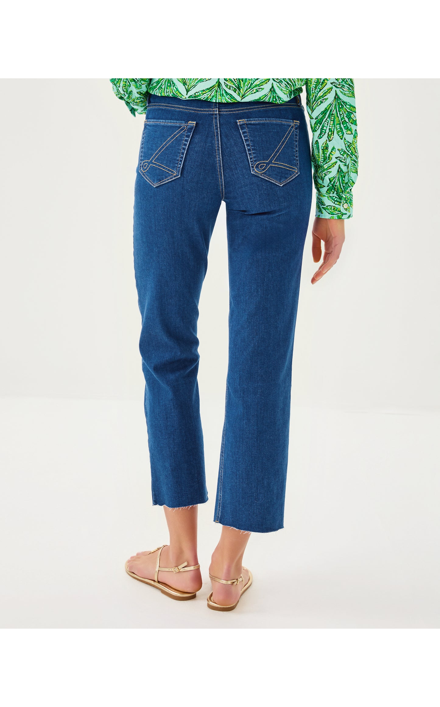 LINDESSA HIGH RISE CROP JEANS