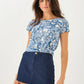 COLETTE STRETCH DENIM SKORT