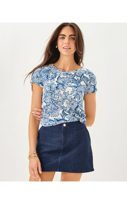 COLETTE STRETCH DENIM SKORT