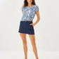 COLETTE STRETCH DENIM SKORT