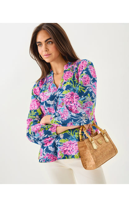 LOURDES LONG SLEEVE TOP