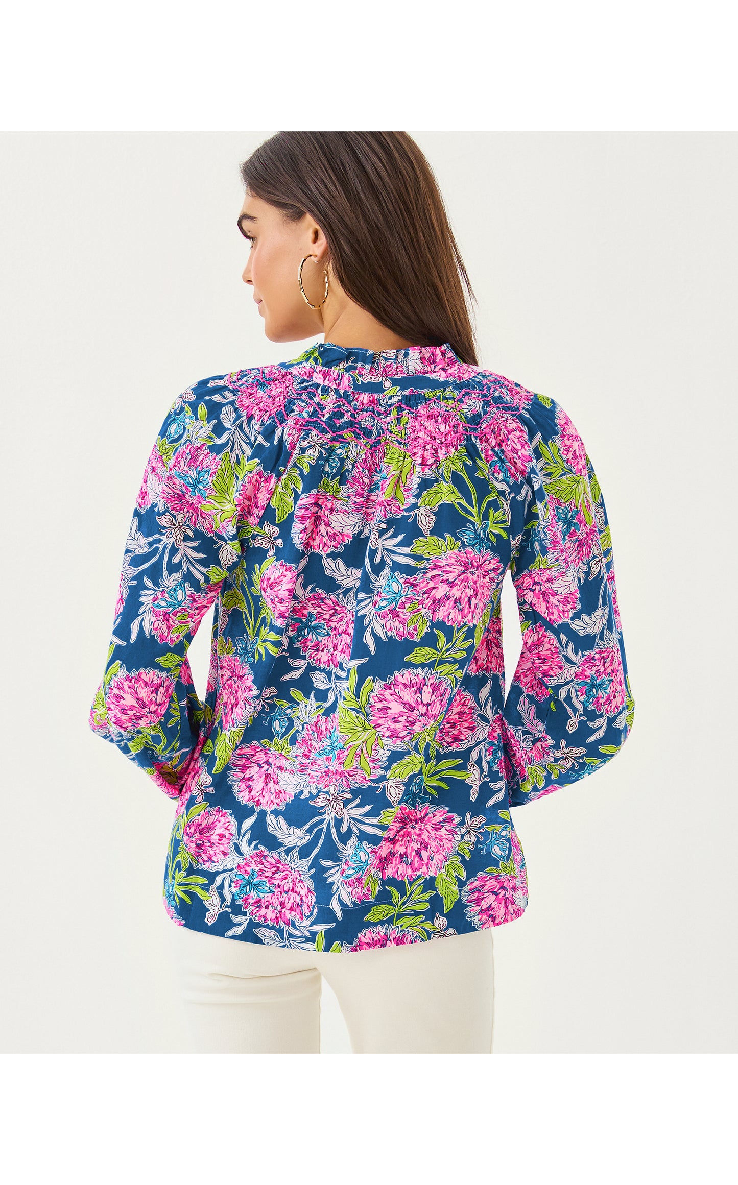 LOURDES LONG SLEEVE TOP