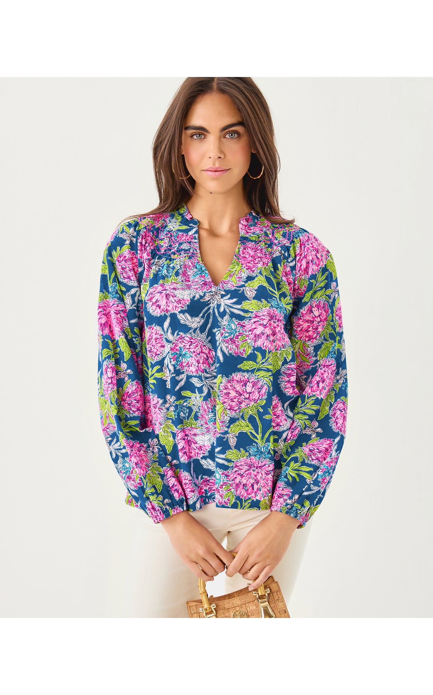 LOURDES LONG SLEEVE TOP