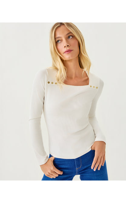 BEATY LONG SLEEVE KNIT TOP