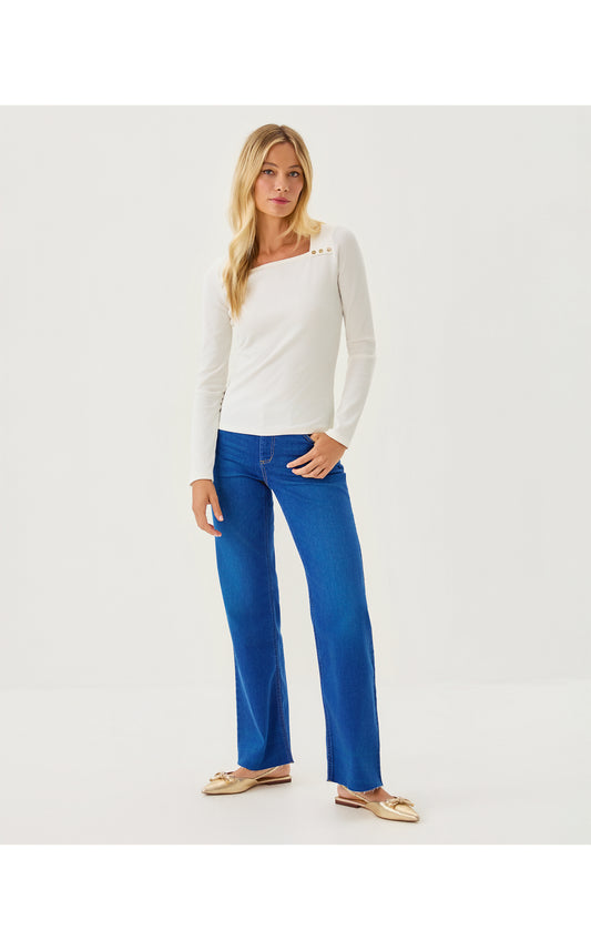 BEATY LONG SLEEVE KNIT TOP
