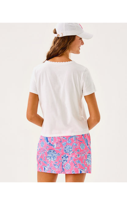 CLAIRMONT CROCHET TRIMMED TOP
