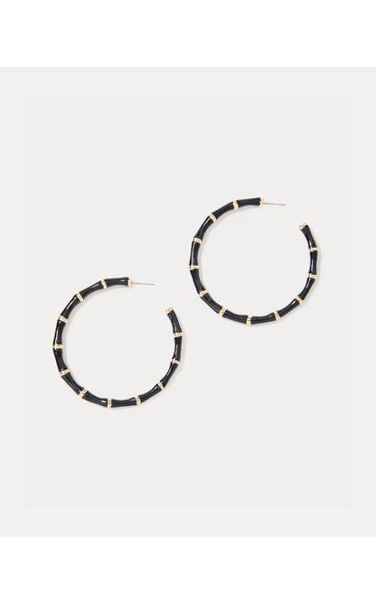 BAMBOO FOREST HOOP EARRINGS