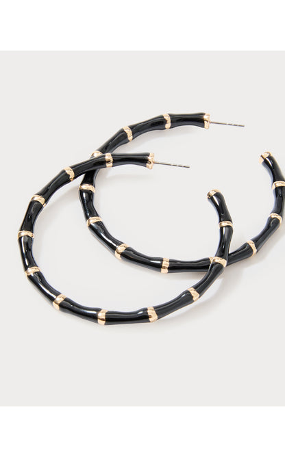 BAMBOO FOREST HOOP EARRINGS