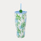 Stainless Steel Tumbler with Straw