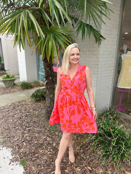 Liv Dress - Dragon Fruit