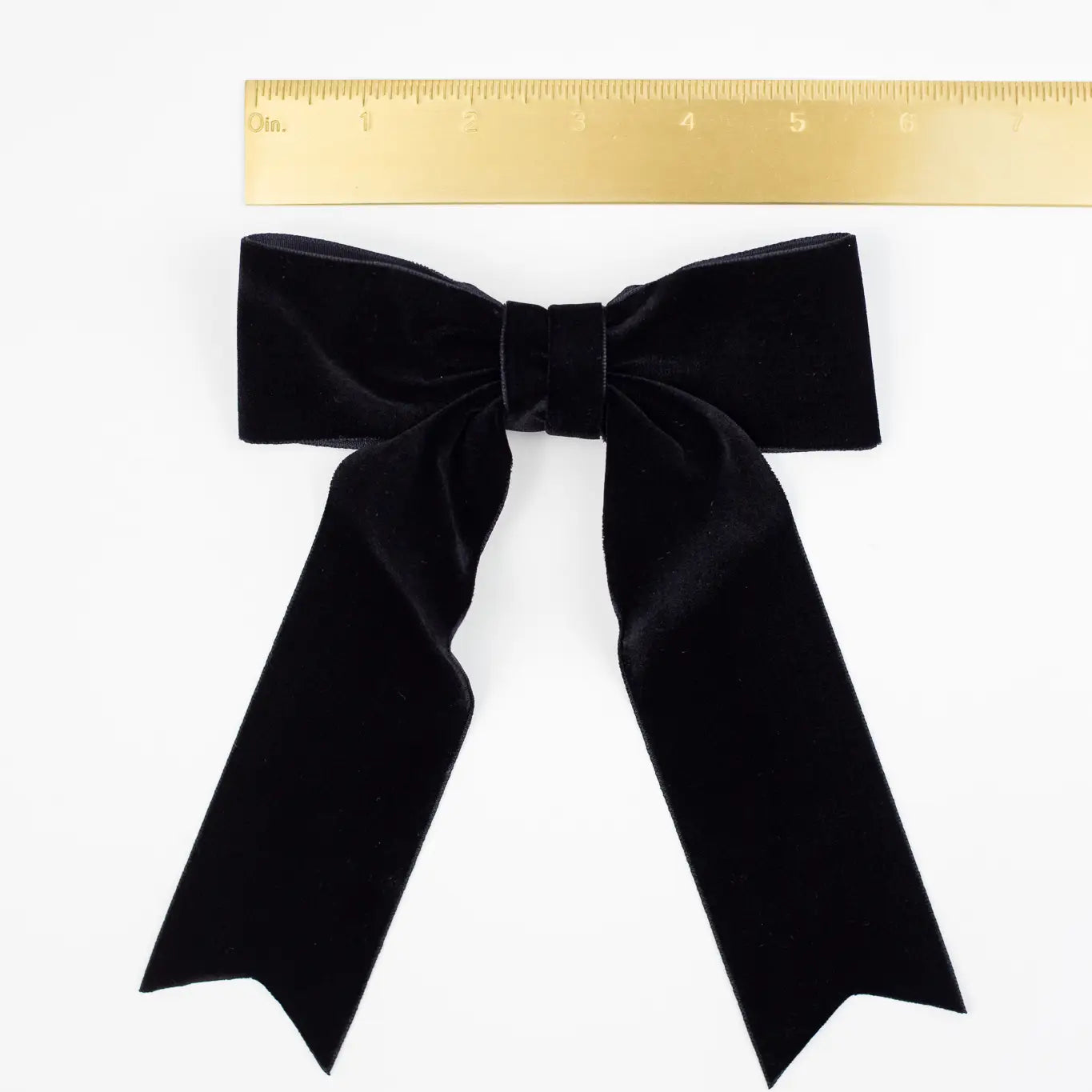Bailee Bow Barrette Navy