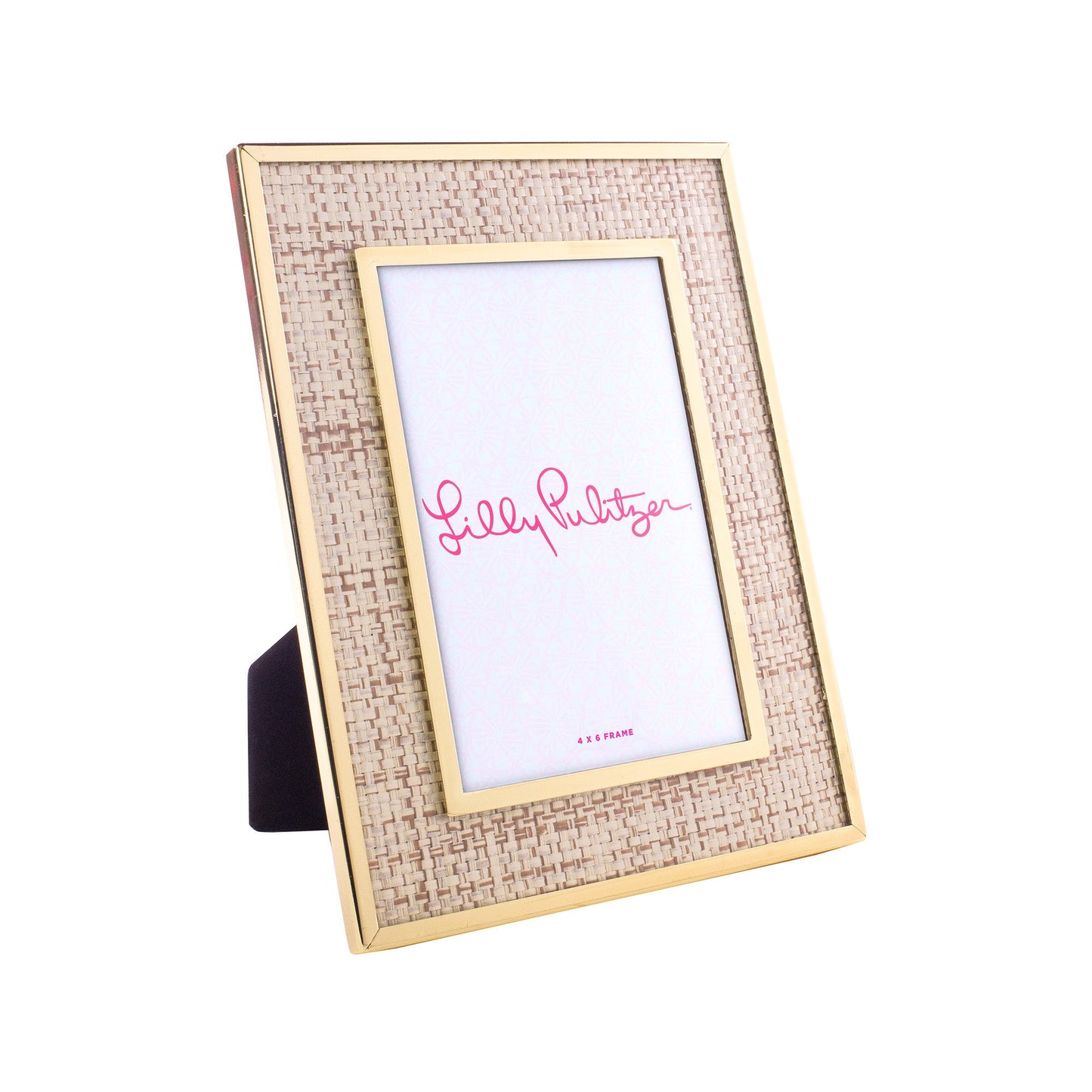 Picture Frame with Raffia Mat