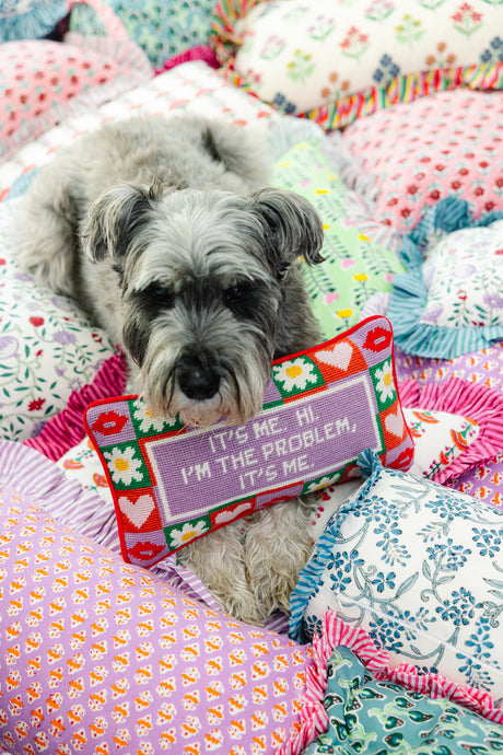 It’s Me Needlepoint PIllow