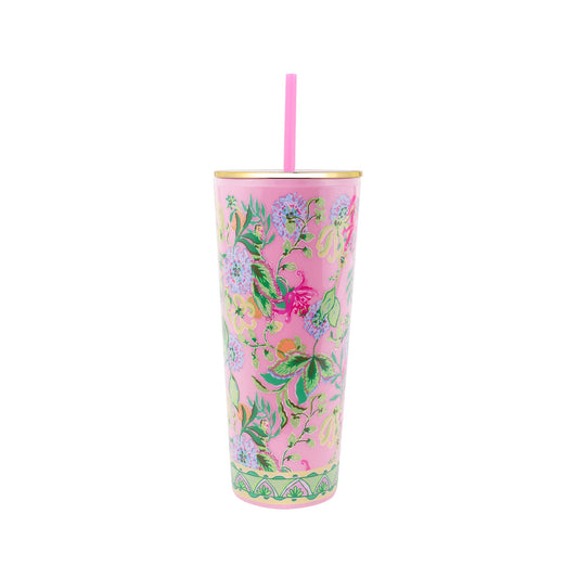 Tumbler with Straw - Via Amore Spritzer