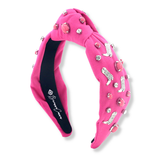 Let’s Go Girls Pink Boot Headband
