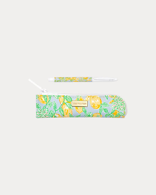 Pen with Pouch