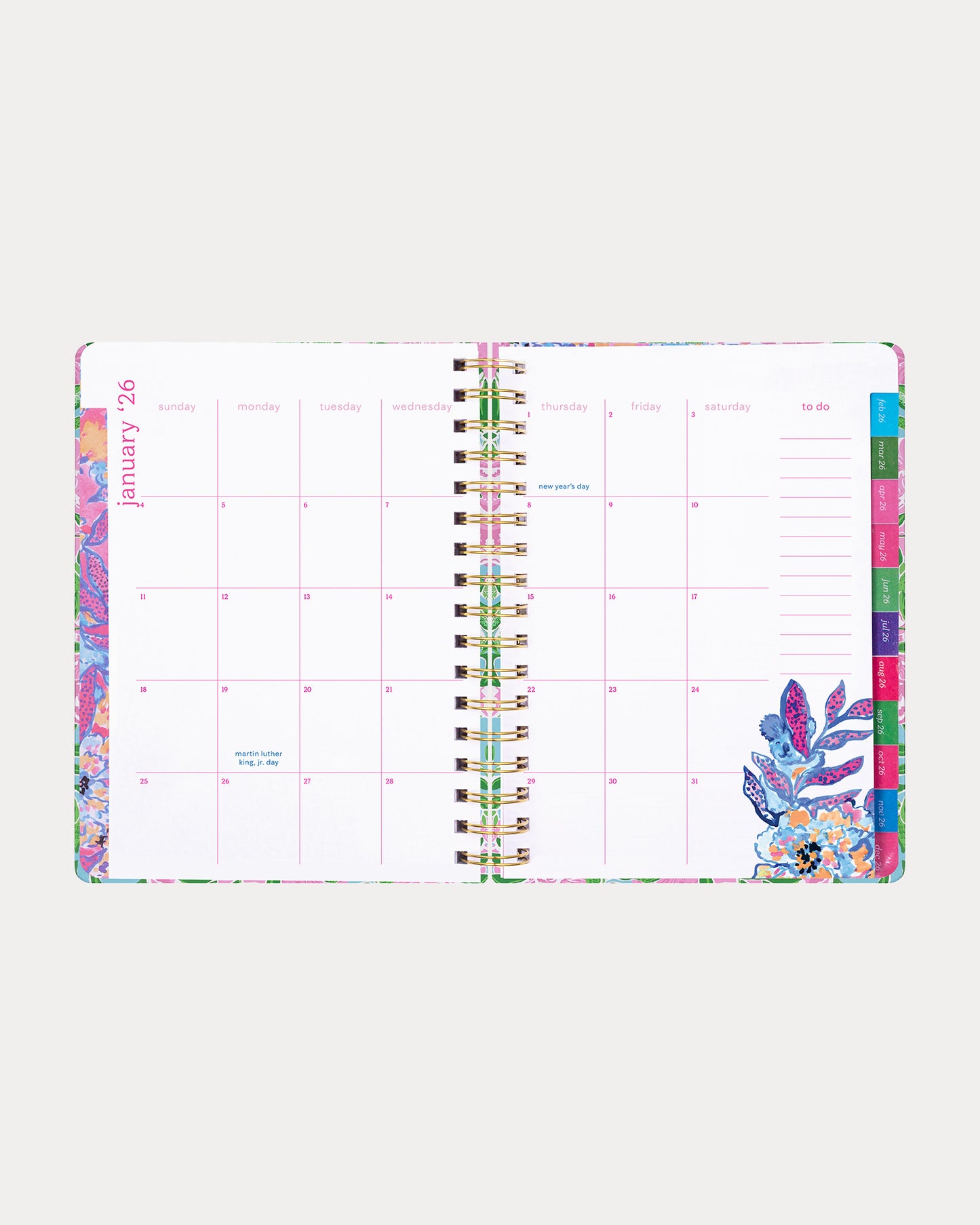 Jumbo 17 Month Agenda, Island Garden
