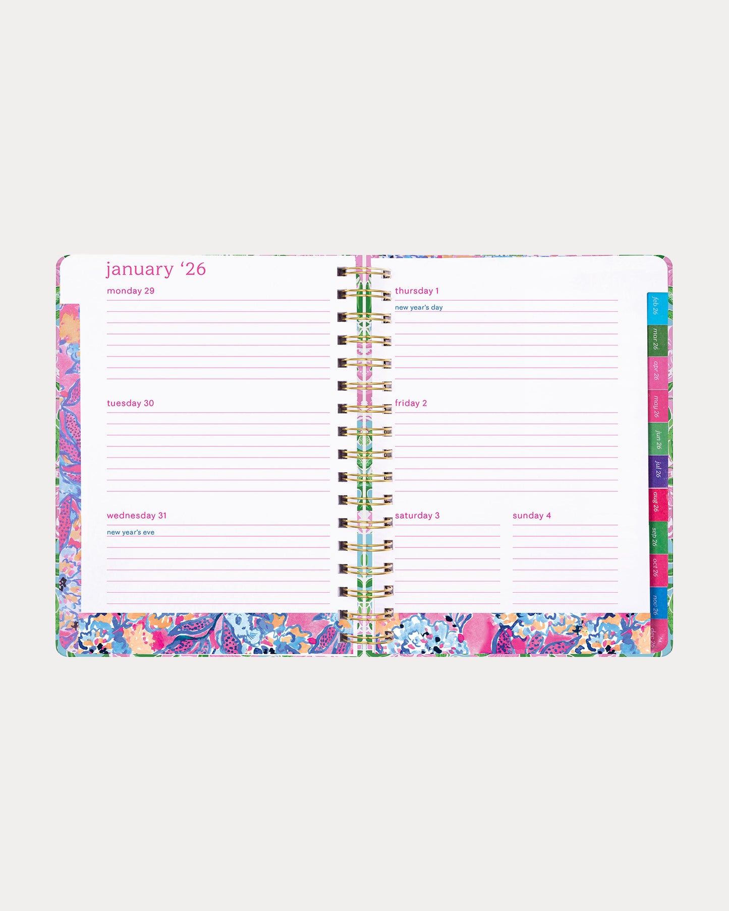 Jumbo 17 Month Agenda, Island Garden