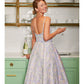 Annabelle Dress Blue Pink Floral