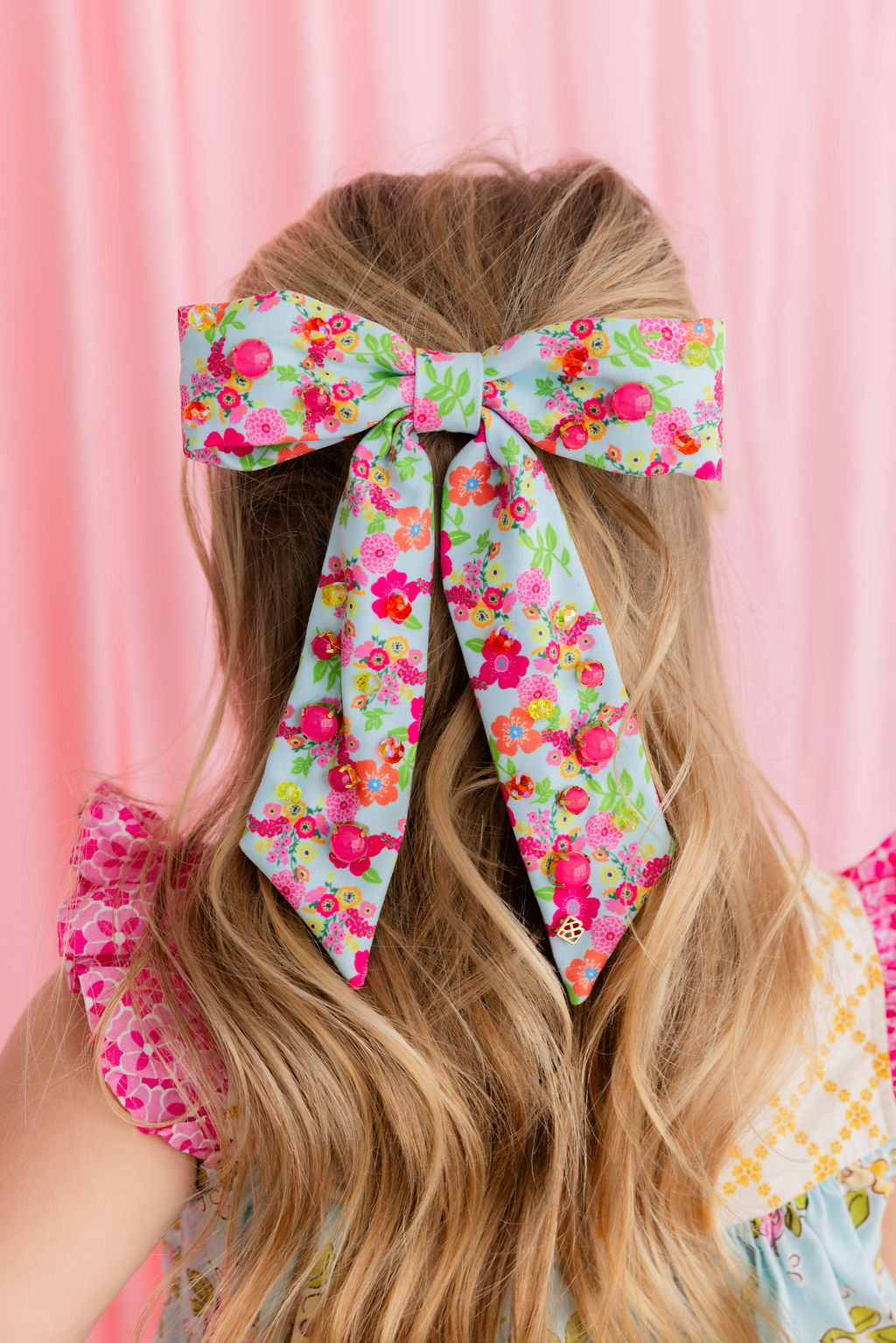 Bright Daisy Barrette Bow