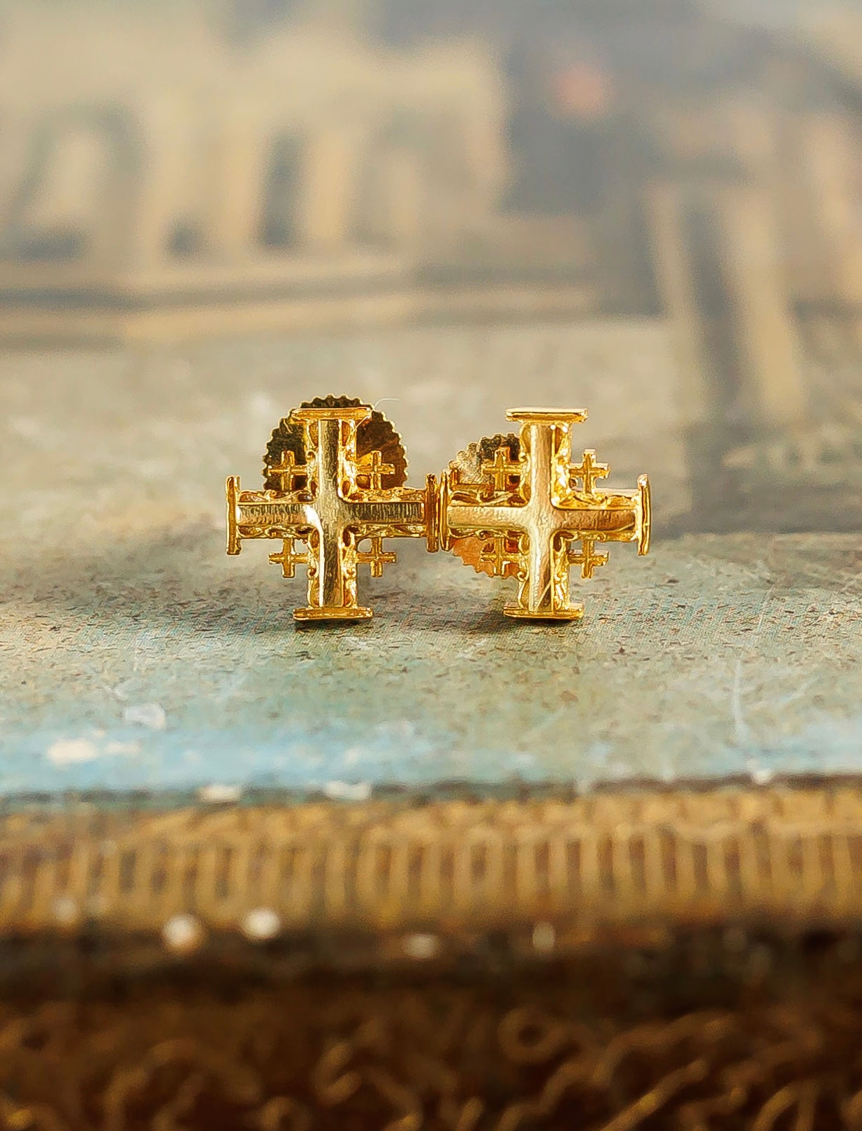 The Micro Trinity Stud Earring