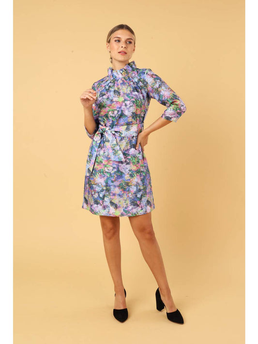 Claudine Dress Wildflower Organza