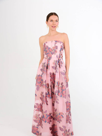 Catherine Gown Pink Peony Organza
