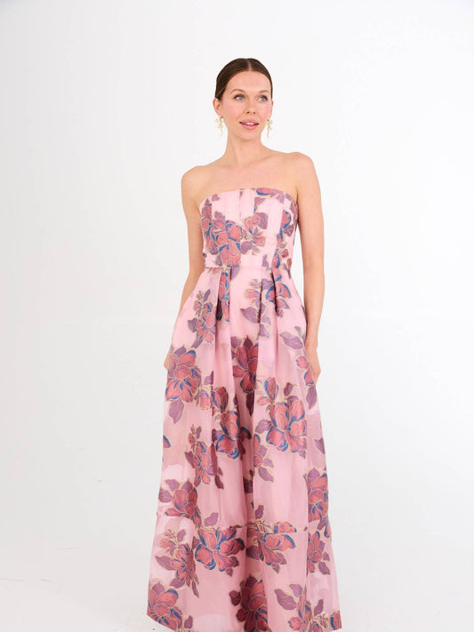 Catherine Gown Pink Peony Organza