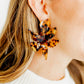 Flora Brown Tortoise Earrings