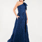 Caroline Gown Navy Cloud Organza