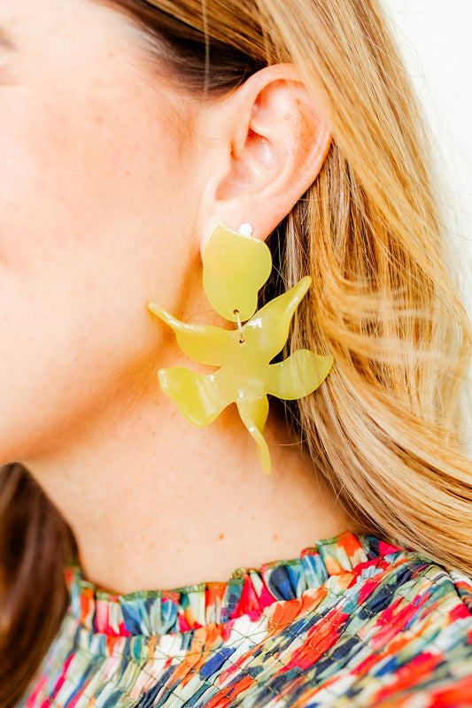 Flora Citrine Earrings