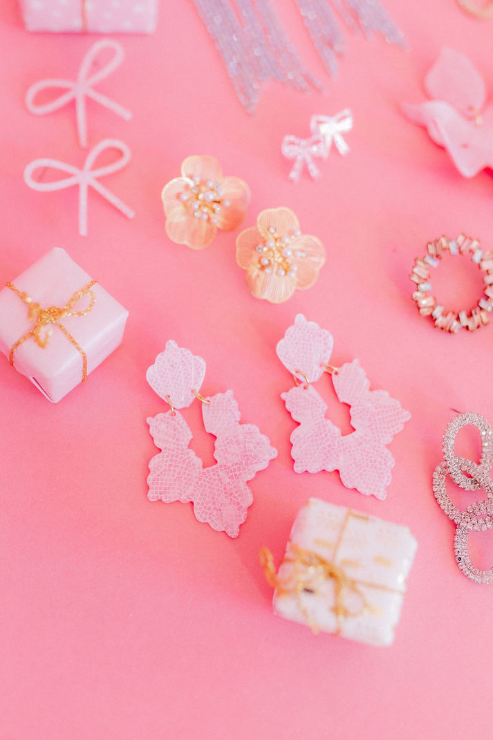 Michelle Disco Pink Earrings