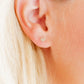 Screwback Stud Earrings Leo Clear