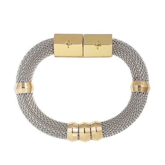 Classic Mesh Bracelet Two Tone