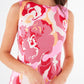 Avery Dress Pink Retro Jaquard