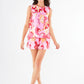 Penny Short Pink Retro Jaquard