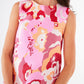 Zoe Top Pink Retro Jacquard