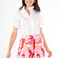Penny Short Pink Retro Jaquard