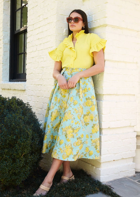Eden Skirt Rose Garden Jacquard