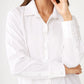 Nora White Poplin Blouse