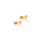 Heidi Pearl Bow Screwback Stud Earrings