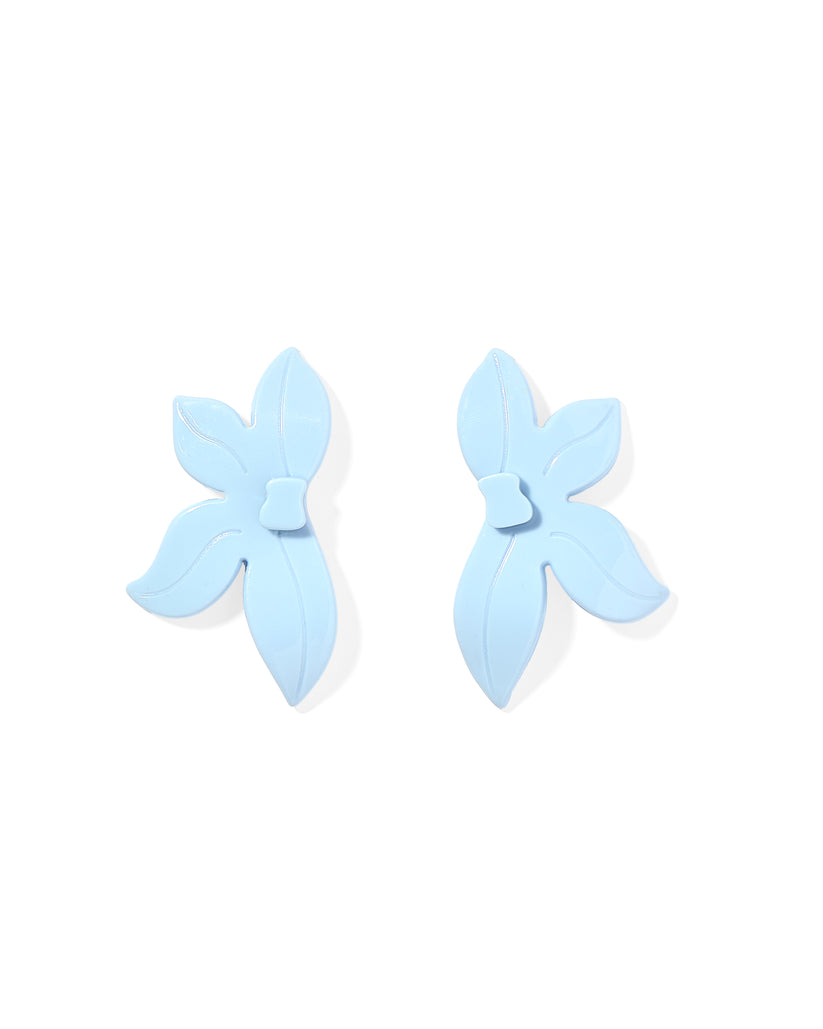 Fern Pink Peony Earrings