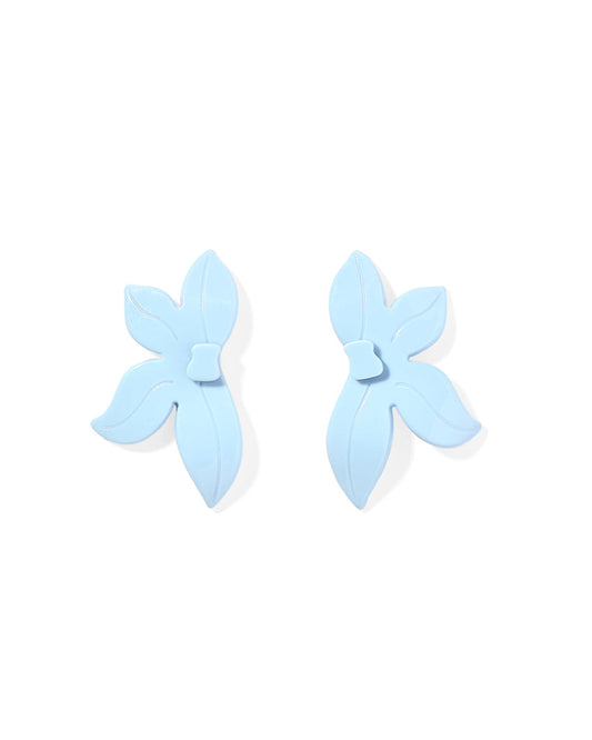 Fern Pink Peony Earrings