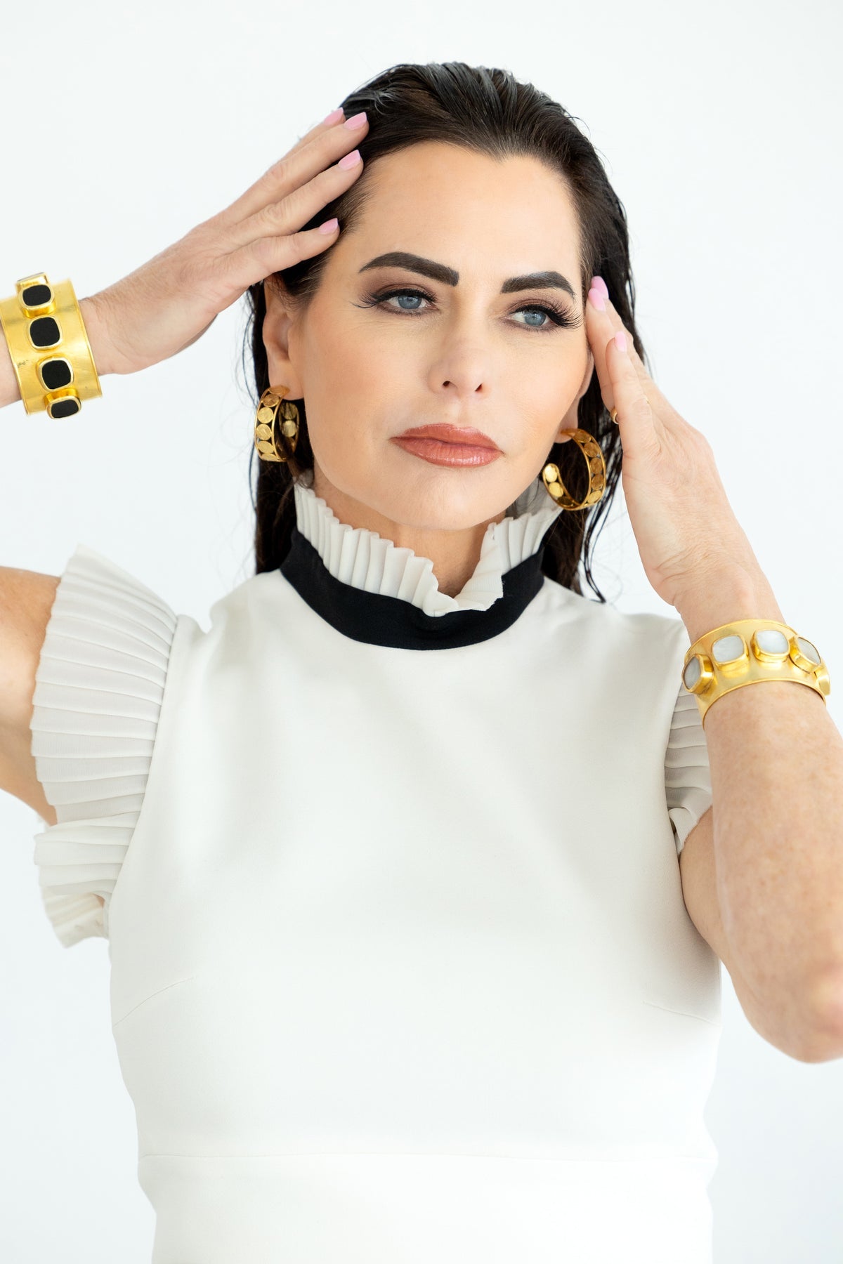 The Athena Hoop Small Earrings