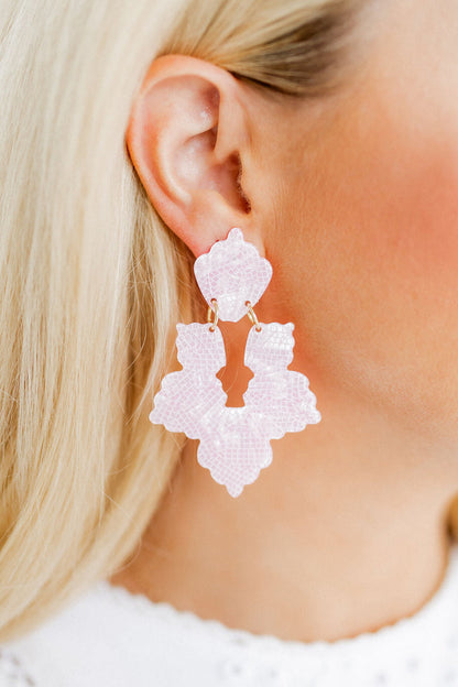 Michelle Disco Pink Earrings