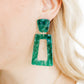 Kennedy Forest Green Earrings