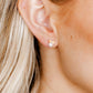 Heidi Pearl Bow Screwback Stud Earrings