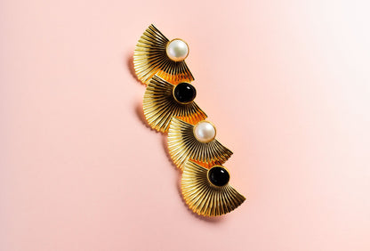 The Dakota Onyx Earring