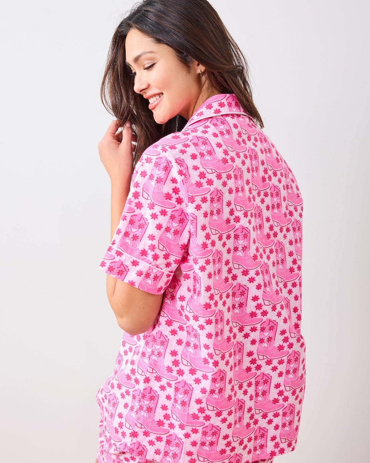 Rhinestone Cowgirl Short PJ Set
