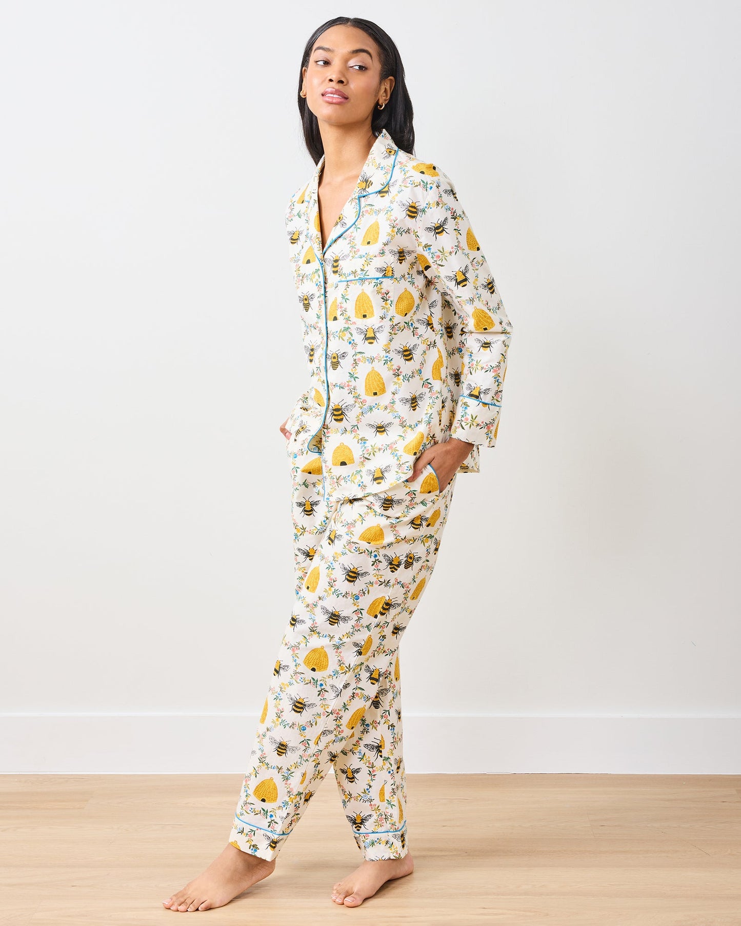 Sweet Bee Long Sleep Set